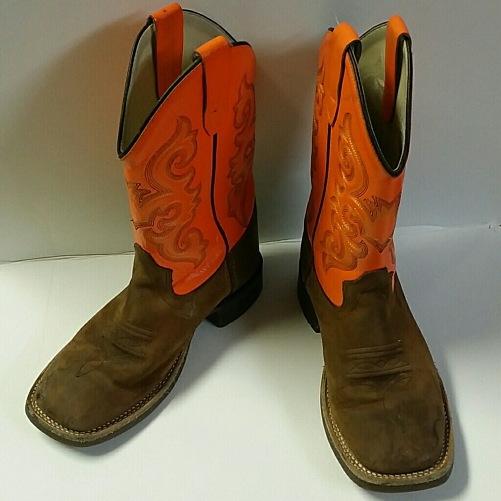 Old West Cowboy Boots - Boys Size 1.5D
